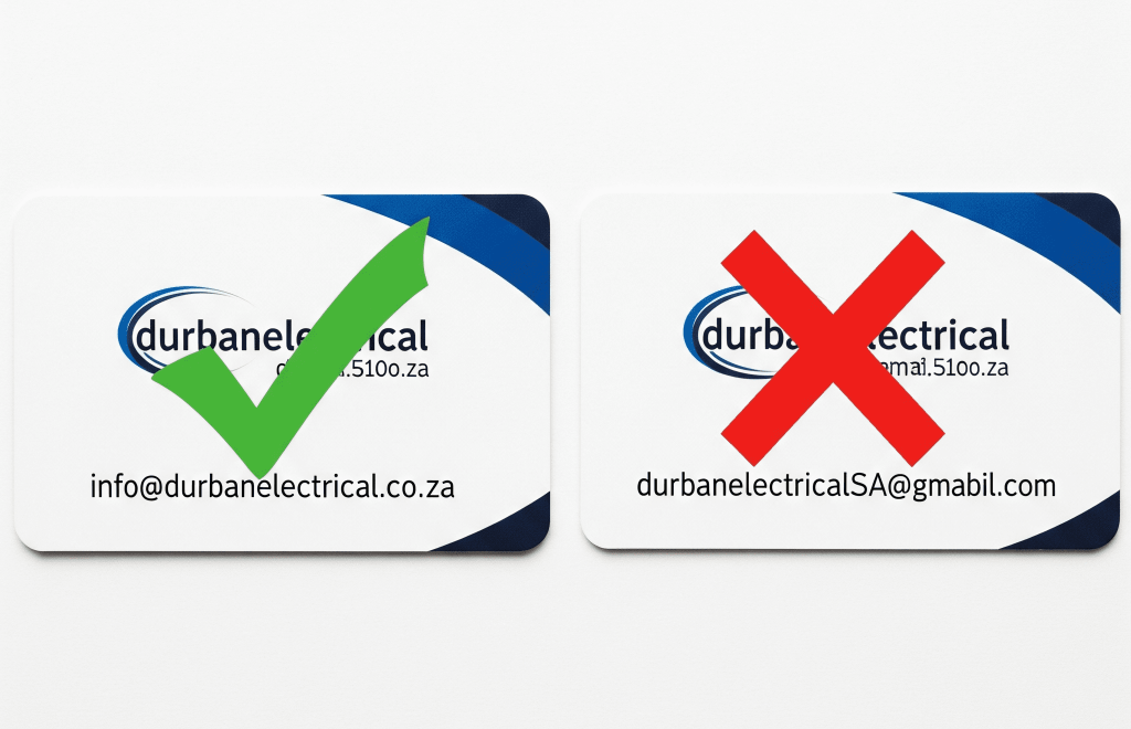 Why Your Business Card Shouldn't Say "@gmail.com"